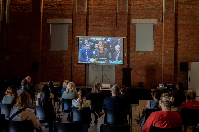 Community witness monumental apology