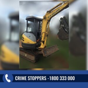 Police dig for excavator theft clues