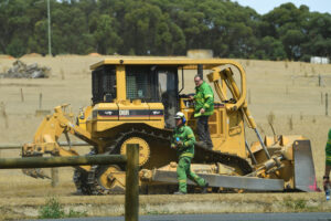 Fighting fires in Mallee scrub