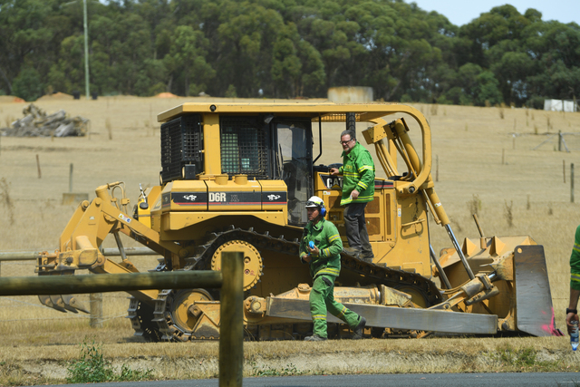 Fighting fires in Mallee scrub