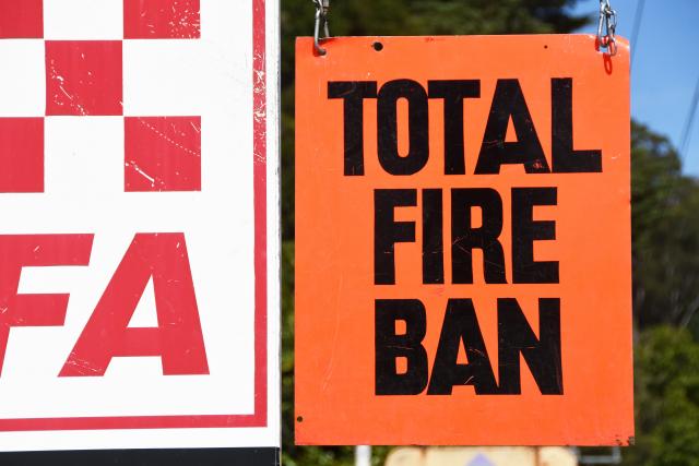 Total Fire Ban across Victoria