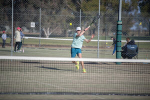 Brilliant Burford conquers track and court