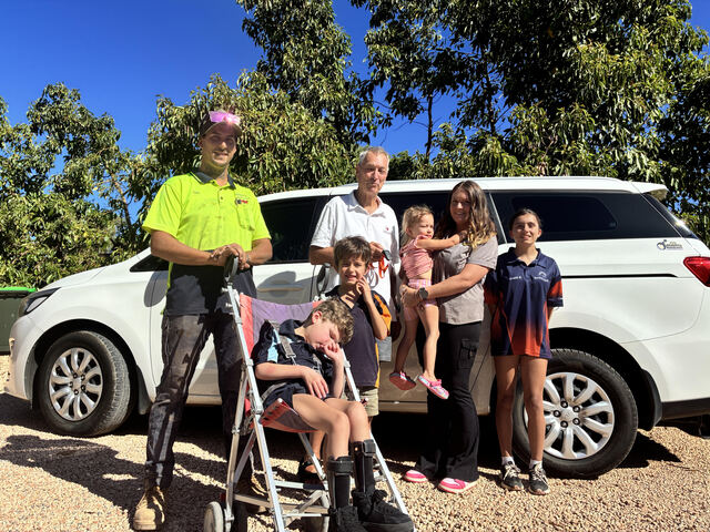 Young Carter gets a lift