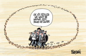 Libs hit with gender blow as tax fight looms