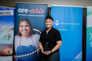 Softball star commended