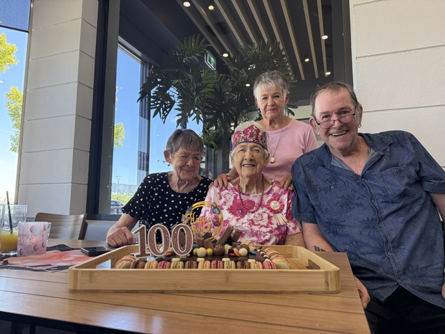 Centenary celebration for Patricia