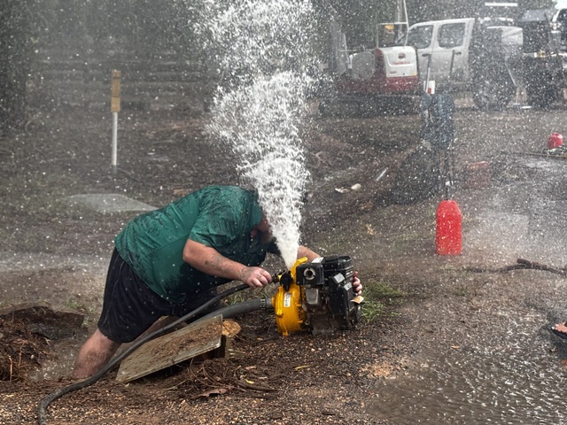 Record rainfall a challenge for drainage systems