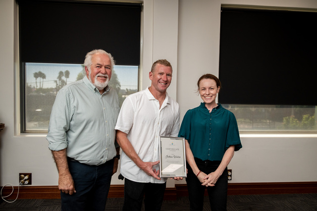 Civic reception for superbike king