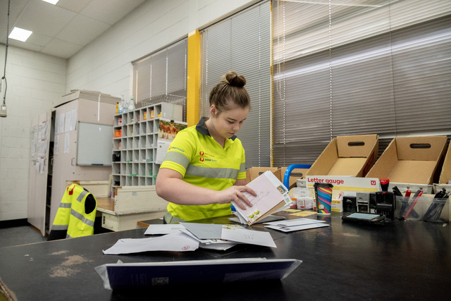 Writing on the wall for letter delivery