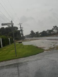 Heavy rainfall across the region