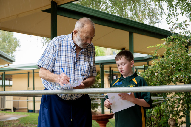 Primary school students make Village visit