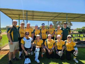 Gold rush glory for softball side