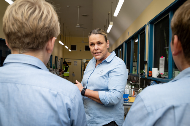 Blending lessons at Buronga