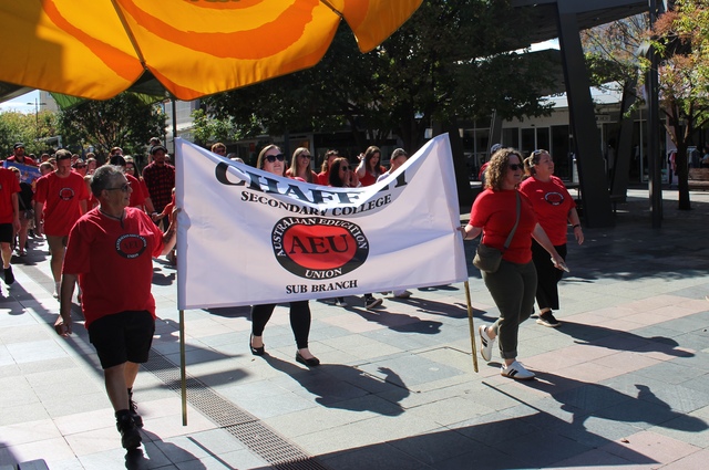 Local teachers join statewide strike