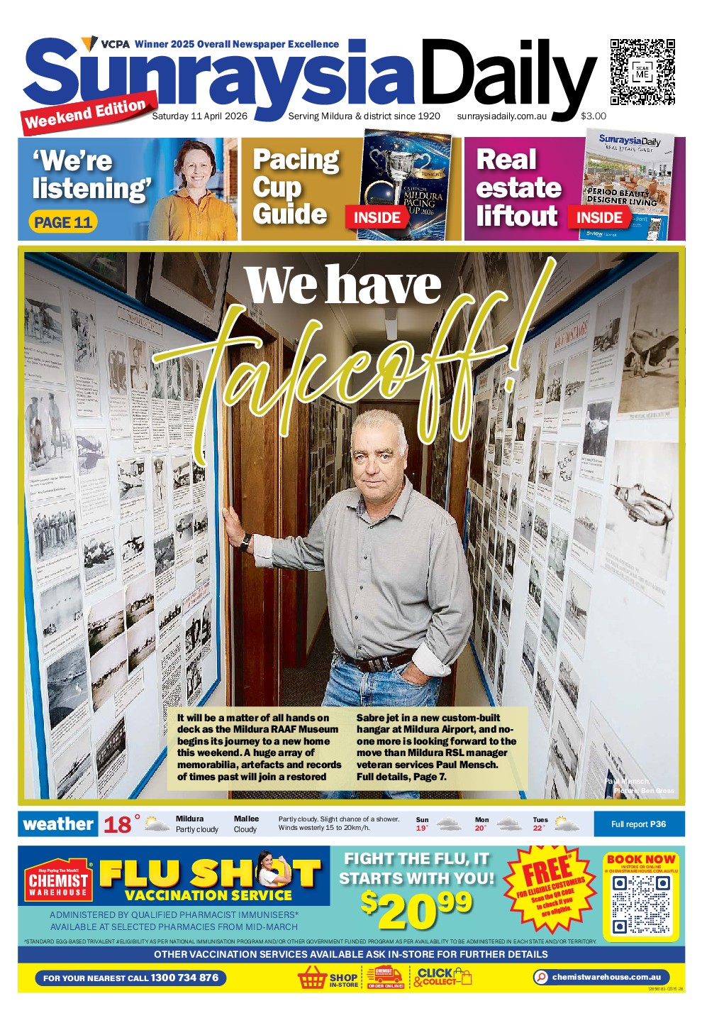 Sunraysia Daily Saturday – 11th April 2026