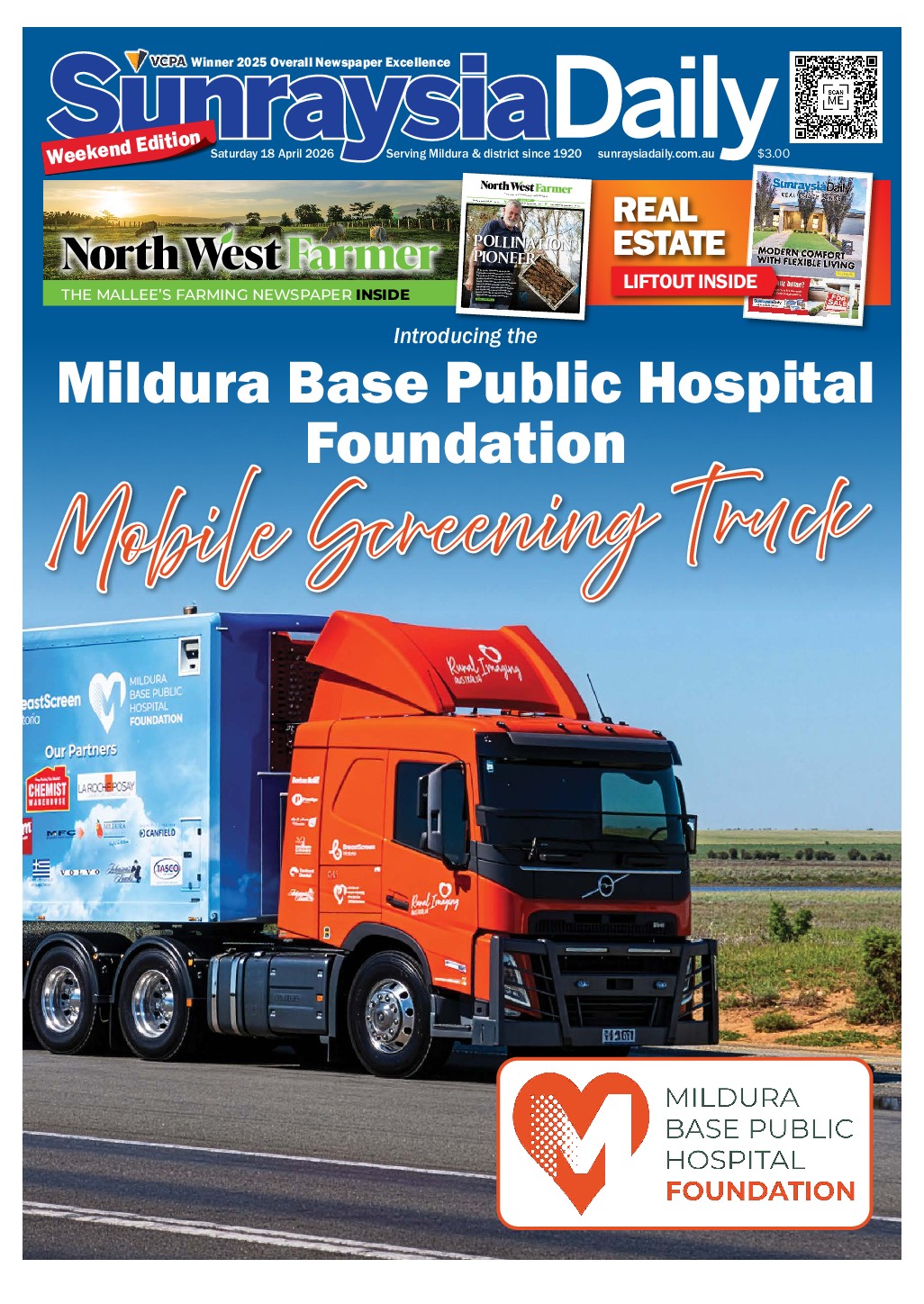 Sunraysia Daily Saturday – 18th April 2026