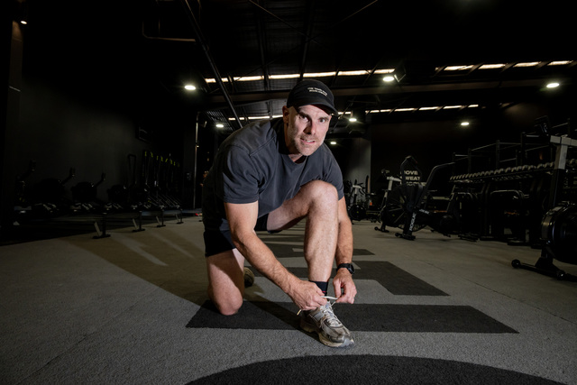 Brendan clocks up kilometres for cancer