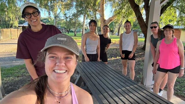 Lacing up for run club