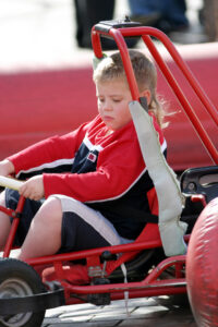Pedal karts a go in the mall