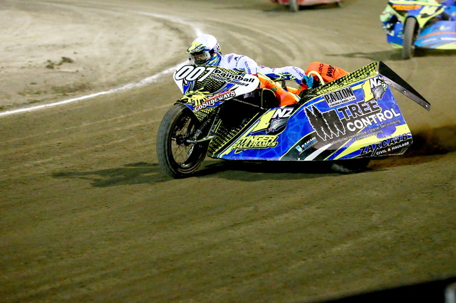 Sidecar racing looking spectacular