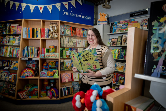 Local author emerges from behind the pen