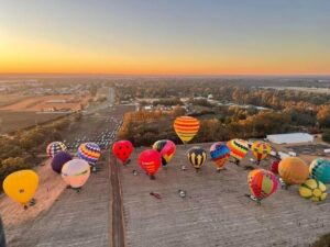 Flight fiesta flies in