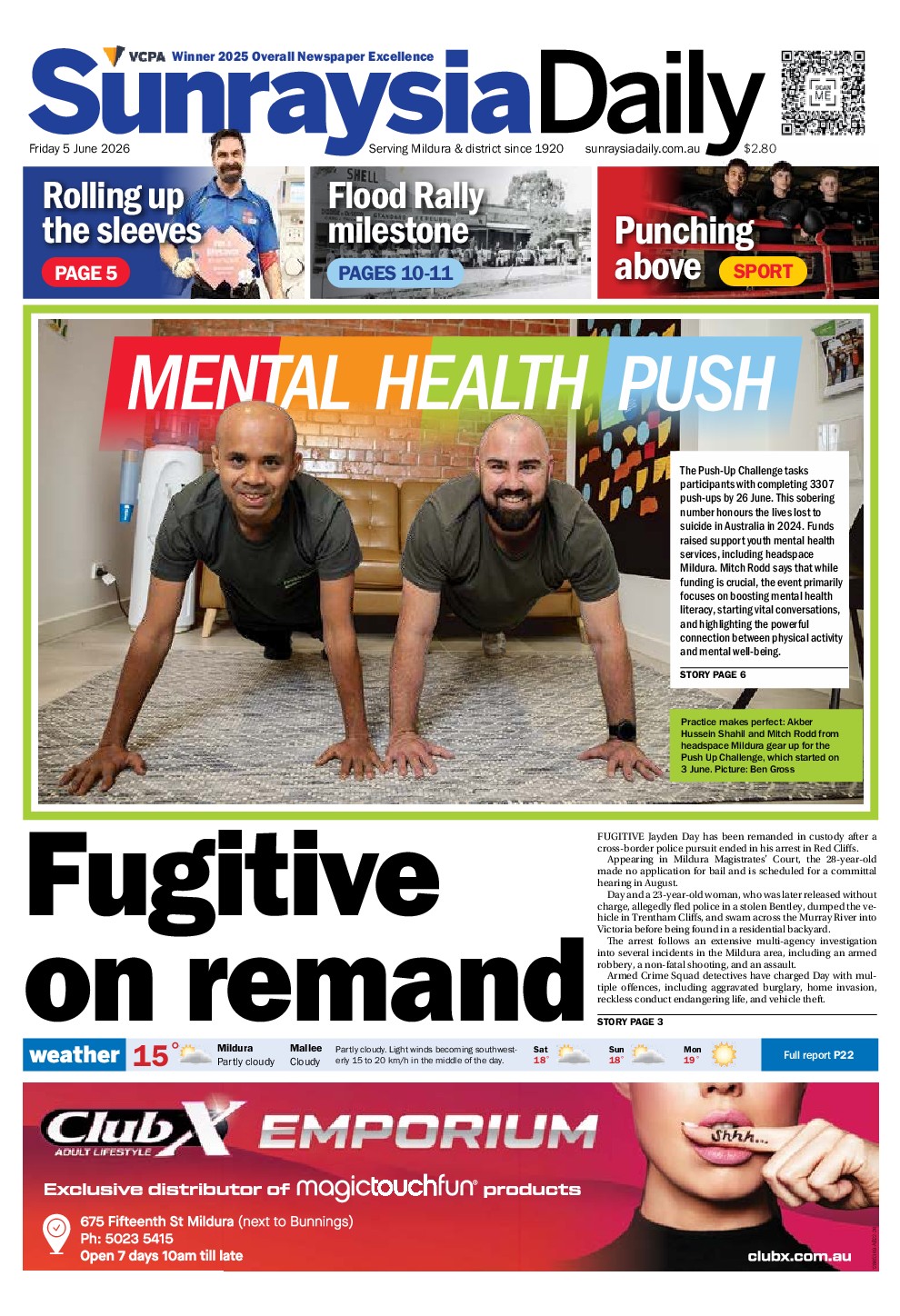 Sunraysia Daily Friday – 5th June 2026
