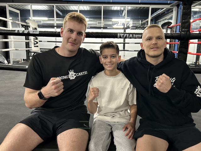 Trading boxing gloves for running shoes
